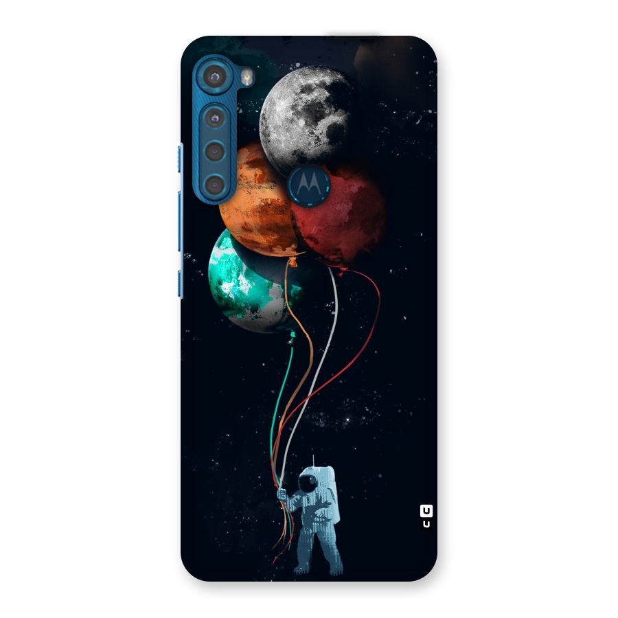 Space Balloons Back Case for Motorola One Fusion Plus