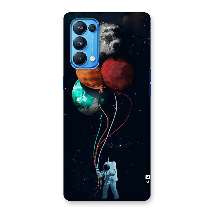 Space Balloons Back Case for Oppo Reno5 Pro 5G