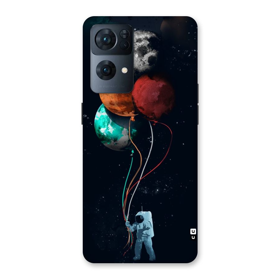 Space Balloons Back Case for Oppo Reno7 Pro 5G