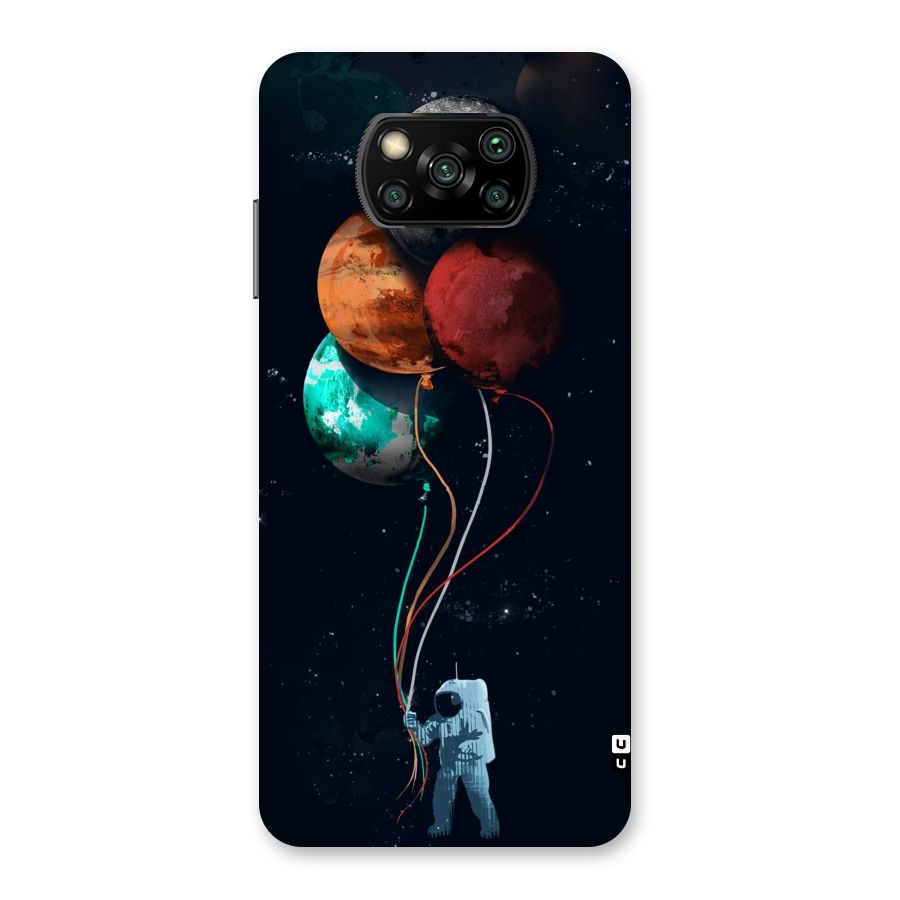 Space Balloons Back Case for Poco X3
