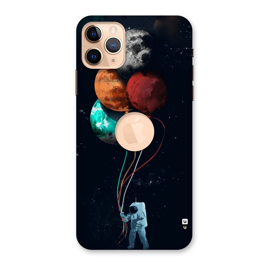 Space Balloons Back Case for iPhone 11 Pro Max Logo Cut
