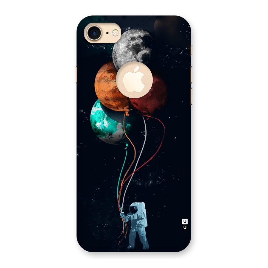 Space Balloons Back Case for iPhone 7 Logo Cut