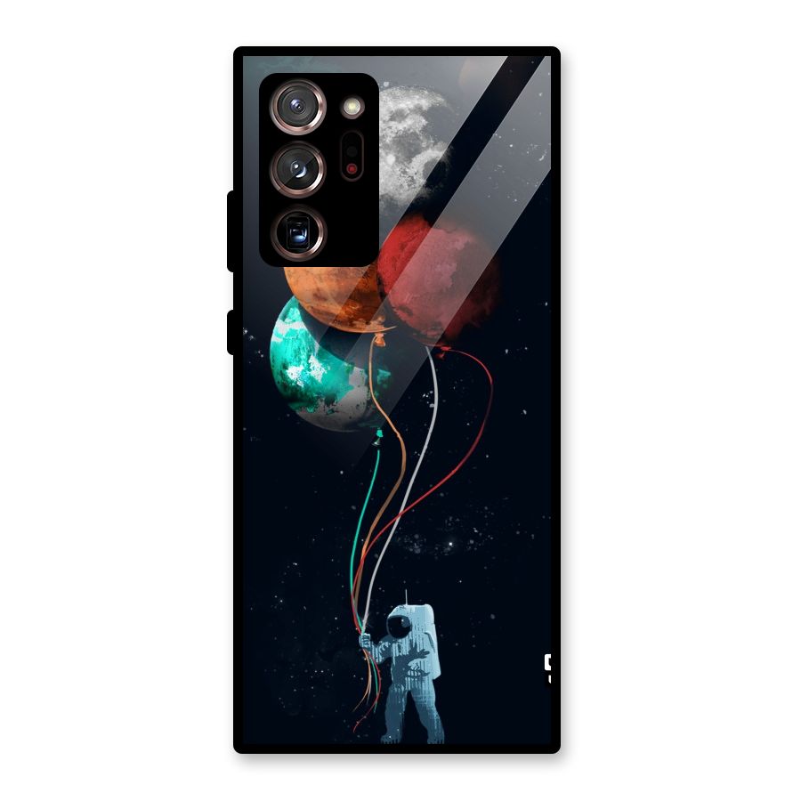 Space Balloons Glass Back Case for Galaxy Note 20 Ultra 5G