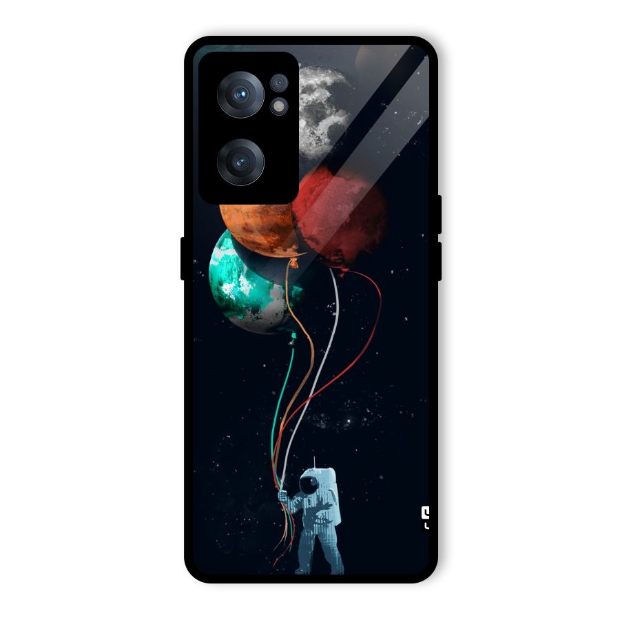 Space Balloons Glass Back Case for OnePlus Nord CE 2 5G
