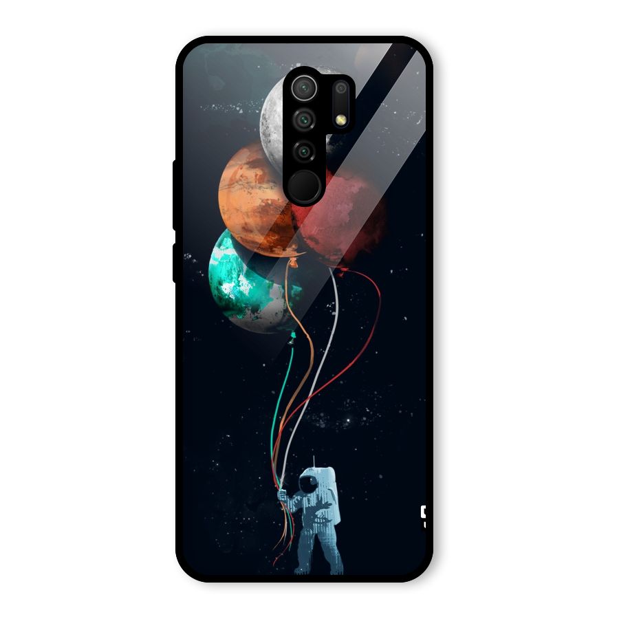 Space Balloons Glass Back Case for Poco M2