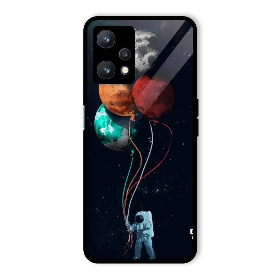 Space Balloons Glass Back Case for Realme 9 Pro 5G