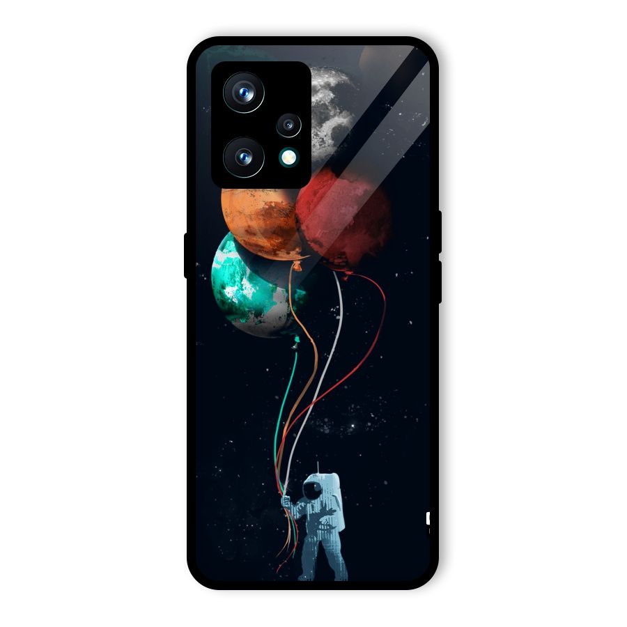 Space Balloons Glass Back Case for Realme 9 Pro Plus 5G