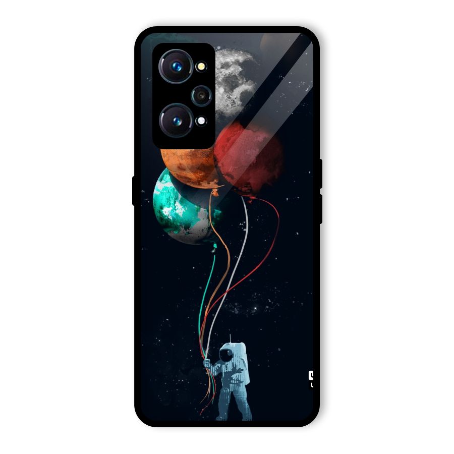 Space Balloons Glass Back Case for Realme GT Neo2
