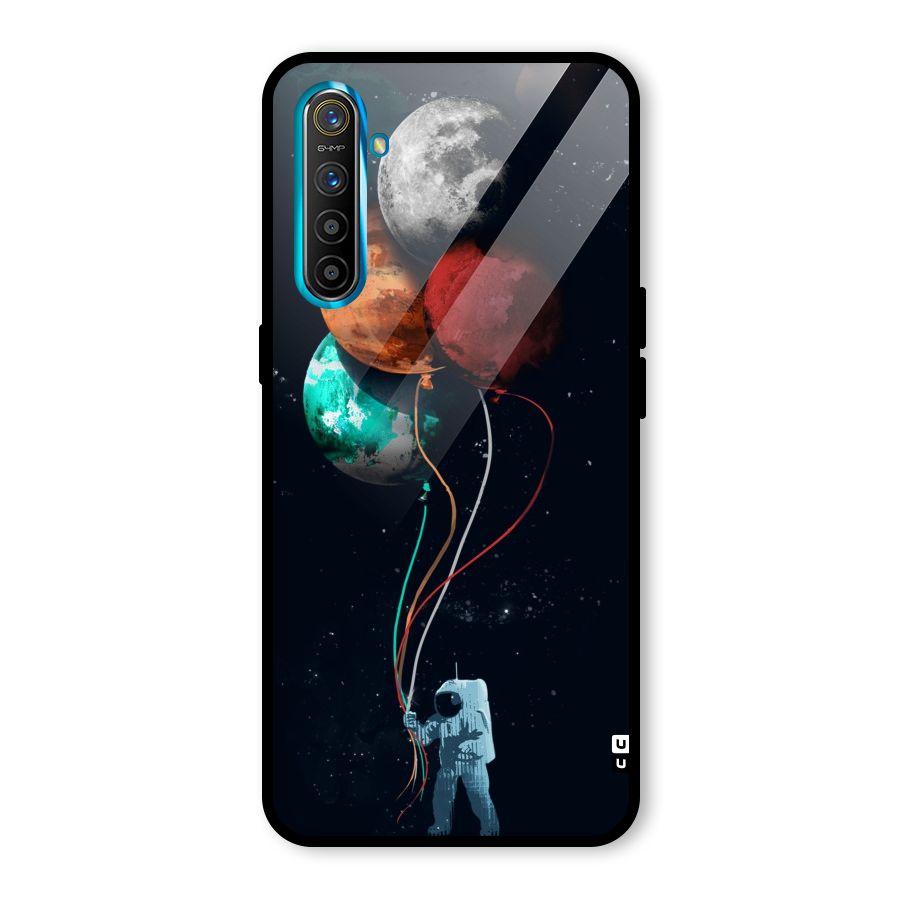 Space Balloons Glass Back Case for Realme X2