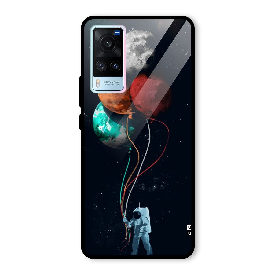 Space Balloons Glass Back Case for Vivo X60
