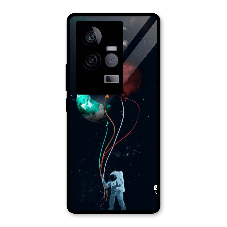 Space Balloons Glass Back Case for Vivo iQOO 11 5G
