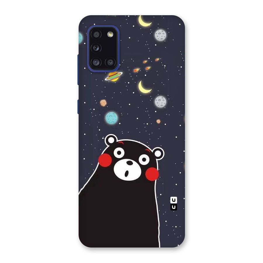 Space Bear Back Case for Galaxy A31