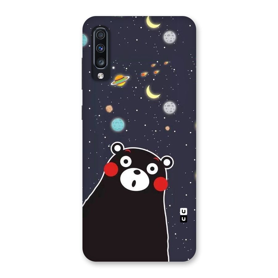 Space Bear Back Case for Galaxy A70