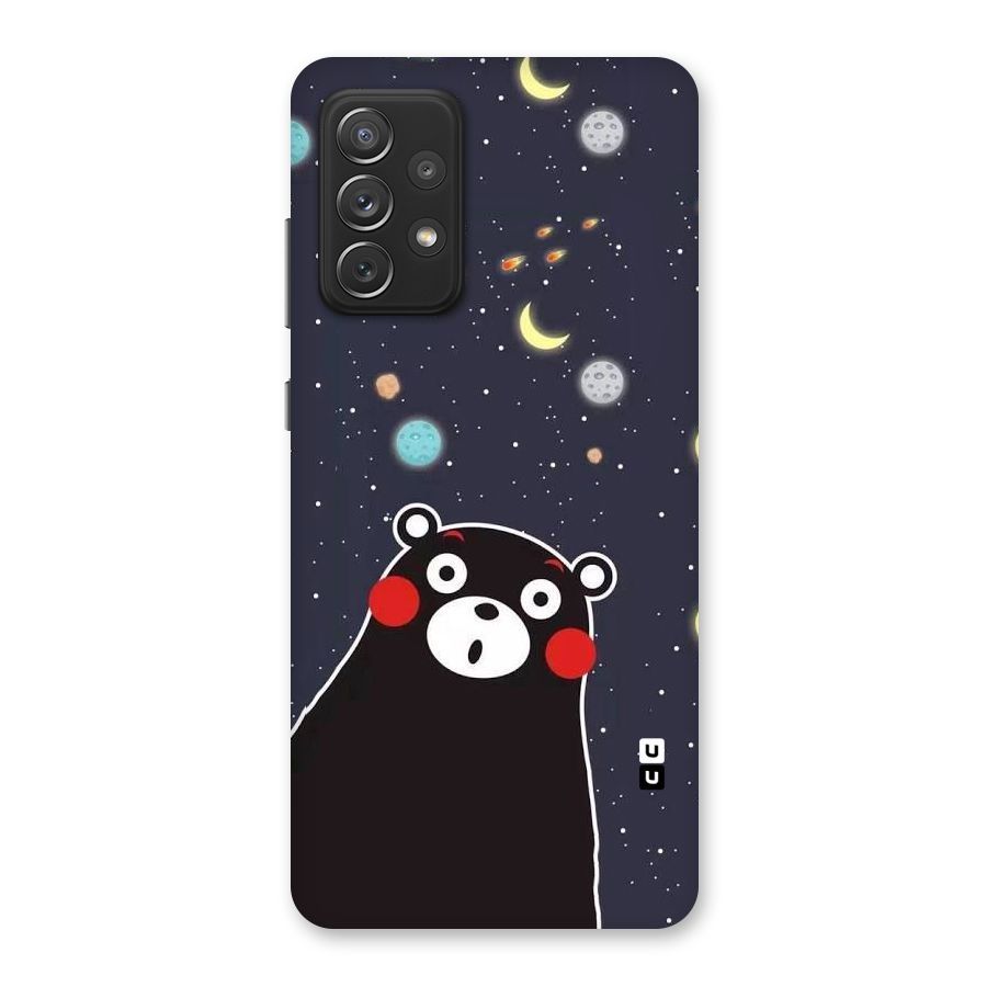 Space Bear Back Case for Galaxy A72