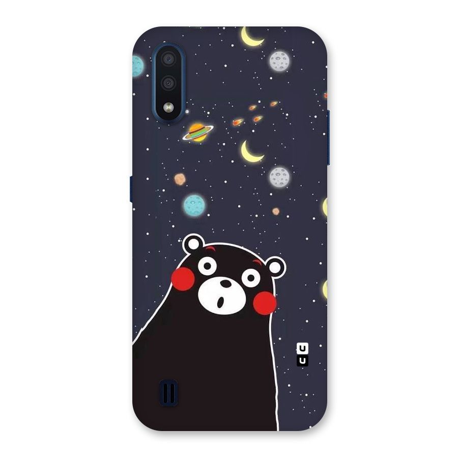 Space Bear Back Case for Galaxy M01