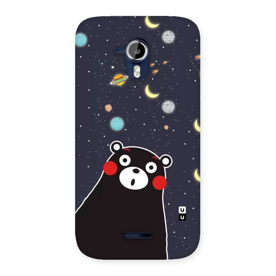Space Bear Back Case for Micromax Canvas Magnus A117