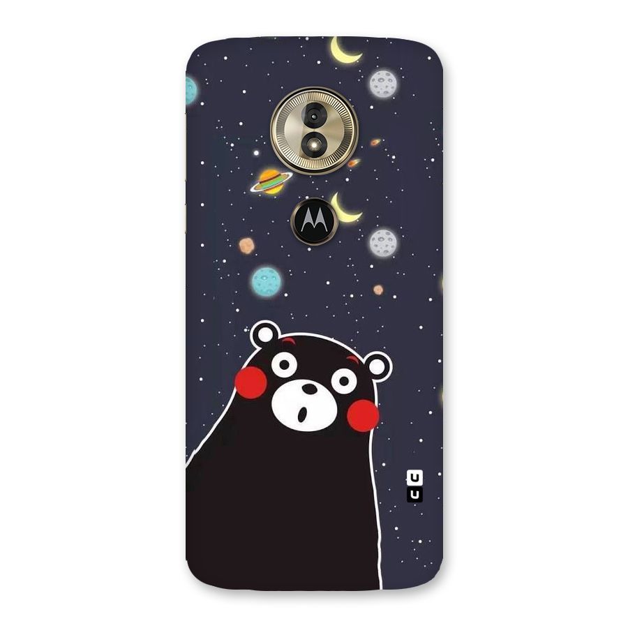 Space Bear Back Case for Moto G6 Play