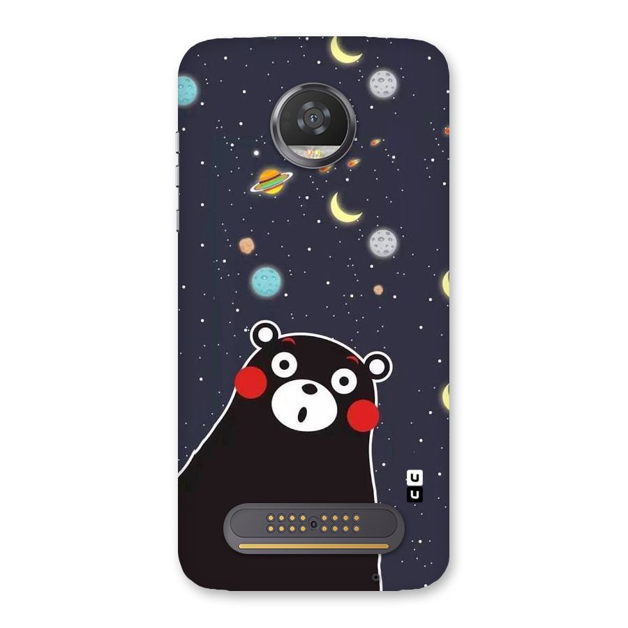 Space Bear Back Case for Moto Z2 Play