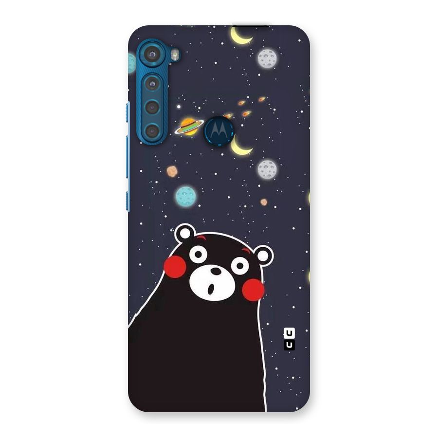 Space Bear Back Case for Motorola One Fusion Plus