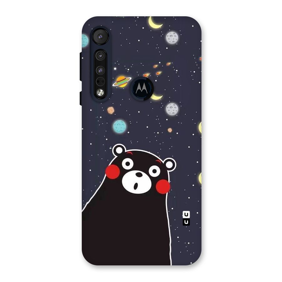 Space Bear Back Case for Motorola One Macro