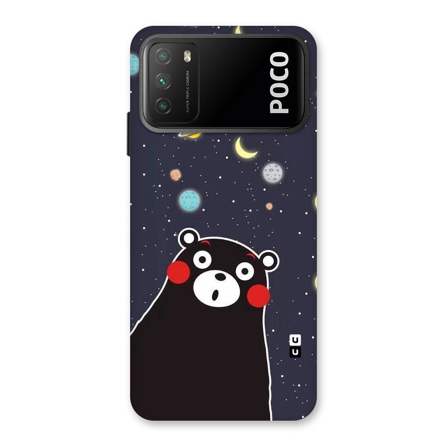 Space Bear Back Case for Poco M3