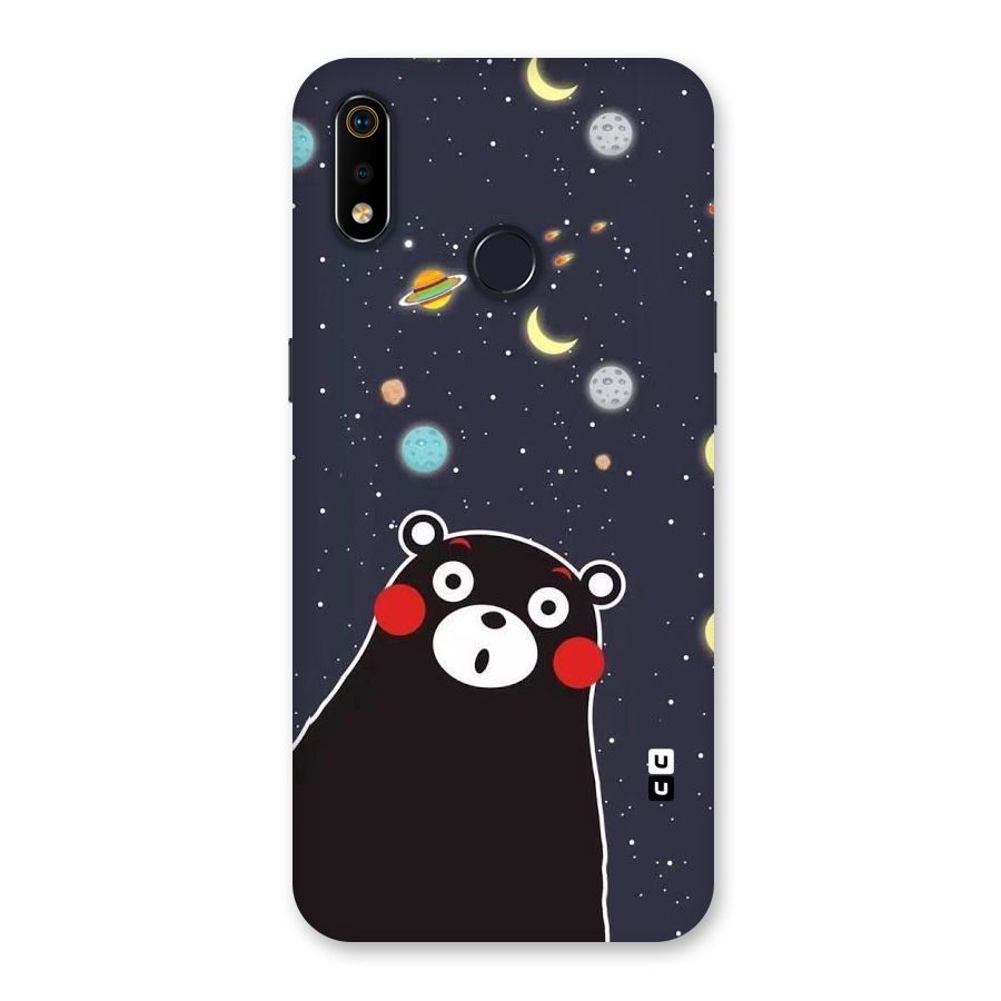 Space Bear Back Case for Realme 3i