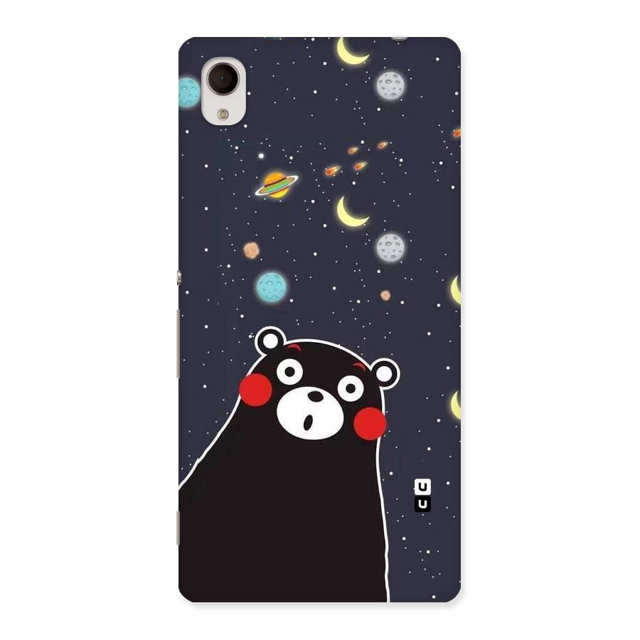 Space Bear Back Case for Xperia M4 Aqua