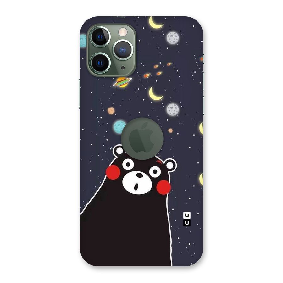 Space Bear Back Case for iPhone 11 Pro Logo  Cut
