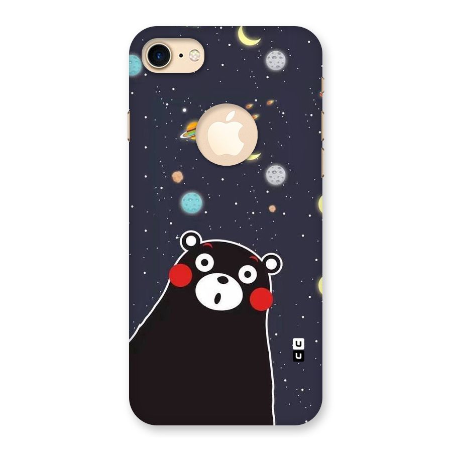 Space Bear Back Case for iPhone 7 Logo Cut