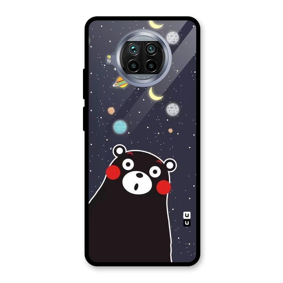 Space Bear Glass Back Case for Mi 10i