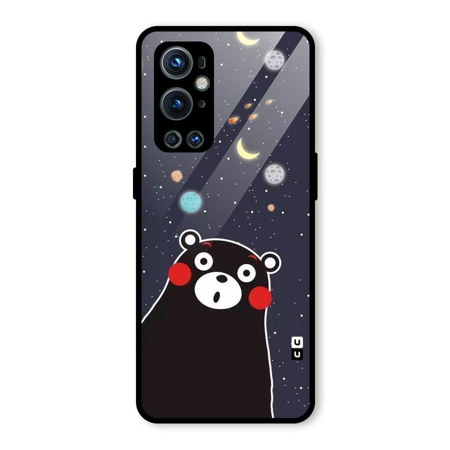 Space Bear Glass Back Case for OnePlus 9 Pro