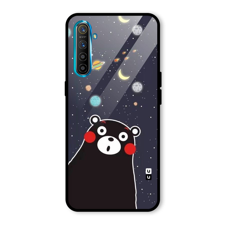 Space Bear Glass Back Case for Realme X2