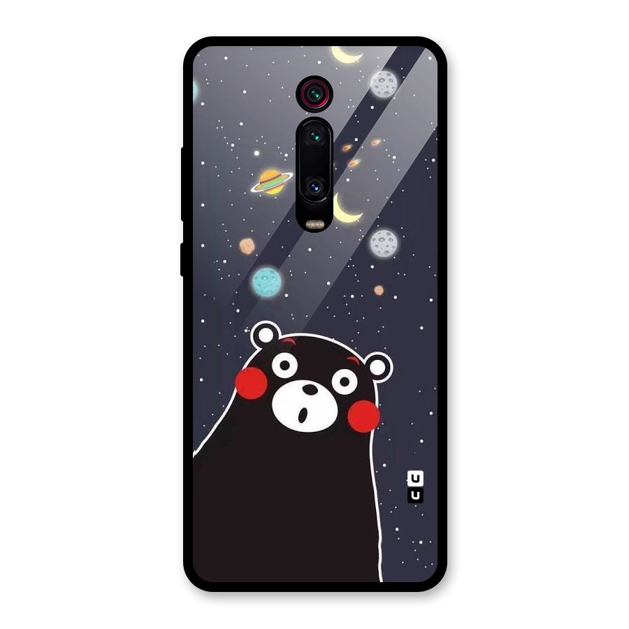 Space Bear Glass Back Case for Redmi K20