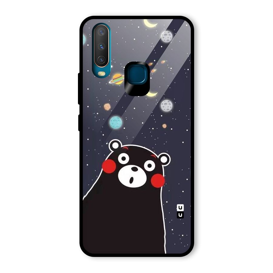 Space Bear Glass Back Case for Vivo U10