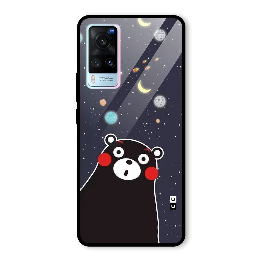 Space Bear Glass Back Case for Vivo X60