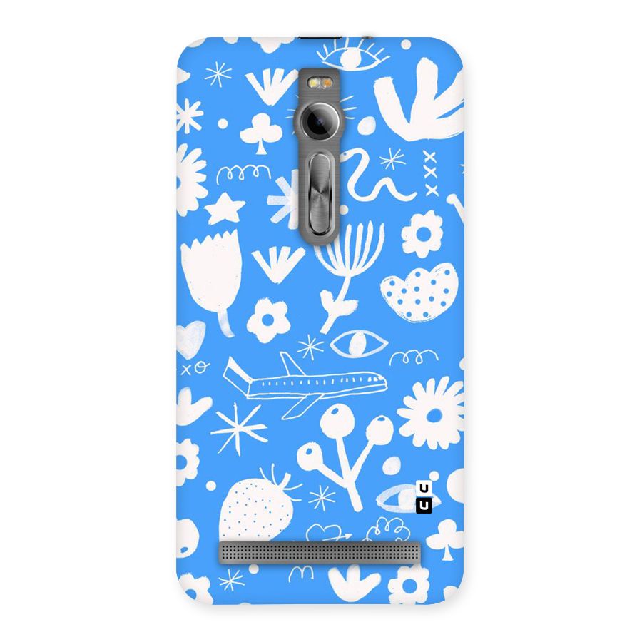 Space Blue Pattern Back Case for Asus Zenfone 2
