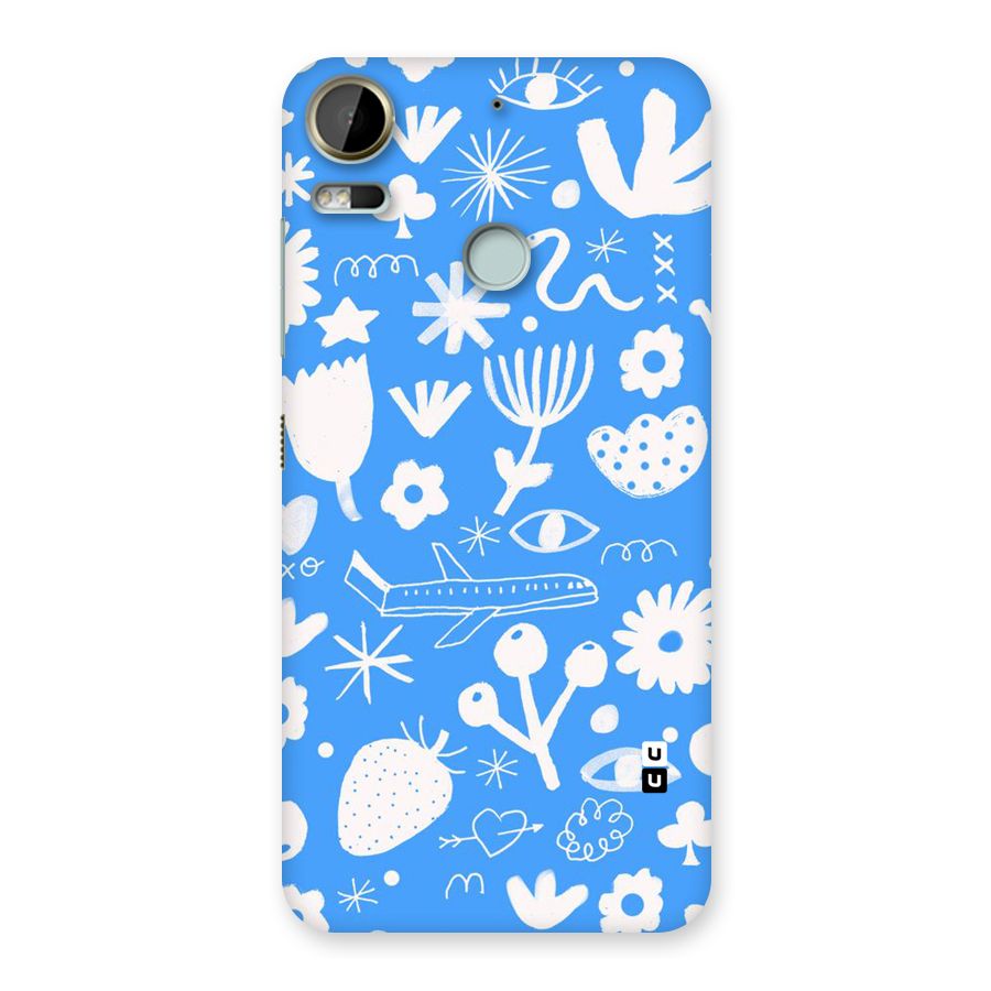 Space Blue Pattern Back Case for Desire 10 Pro
