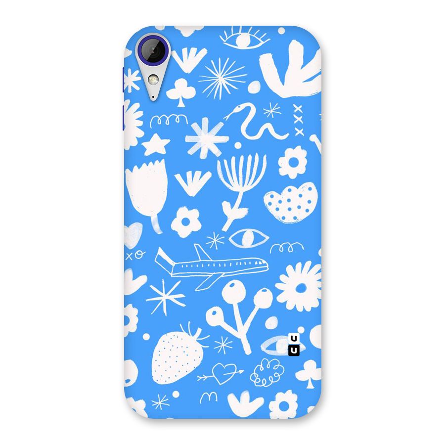 Space Blue Pattern Back Case for Desire 830