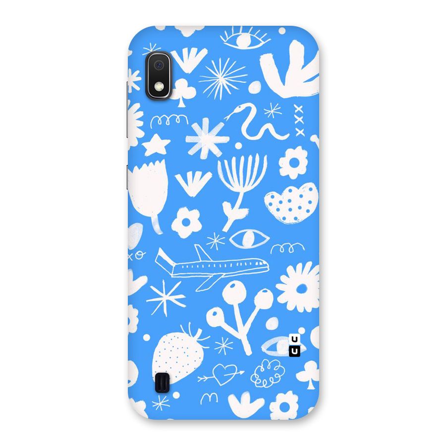 Space Blue Pattern Back Case for Galaxy A10