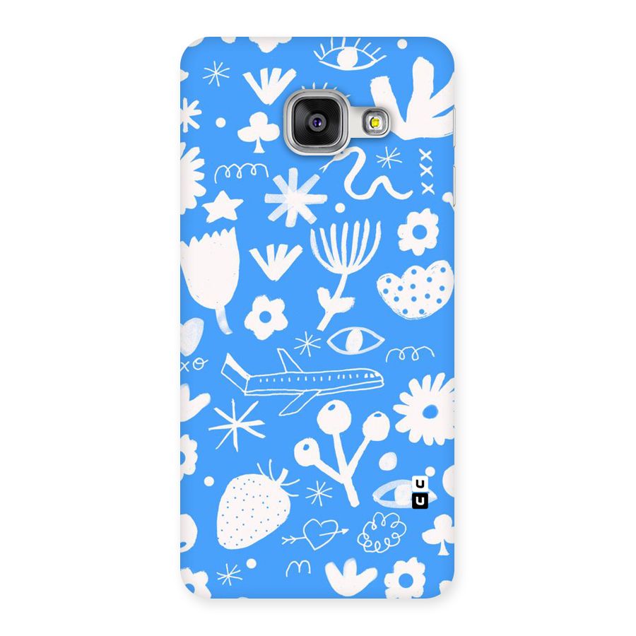 Space Blue Pattern Back Case for Galaxy A3 2016