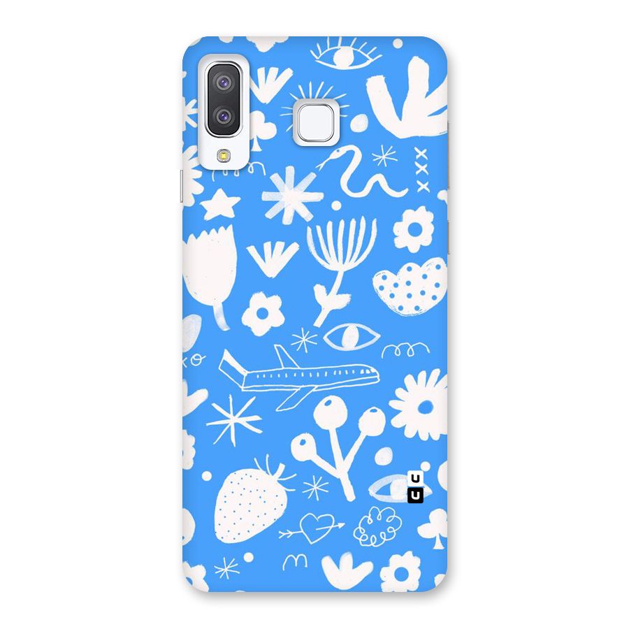 Space Blue Pattern Back Case for Galaxy A8 Star