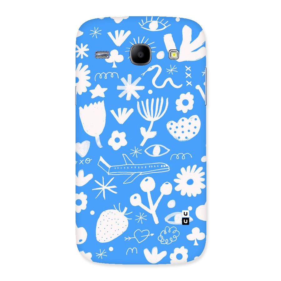 Space Blue Pattern Back Case for Galaxy Core