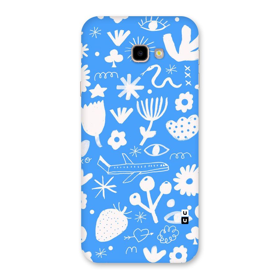 Space Blue Pattern Back Case for Galaxy J4 Plus