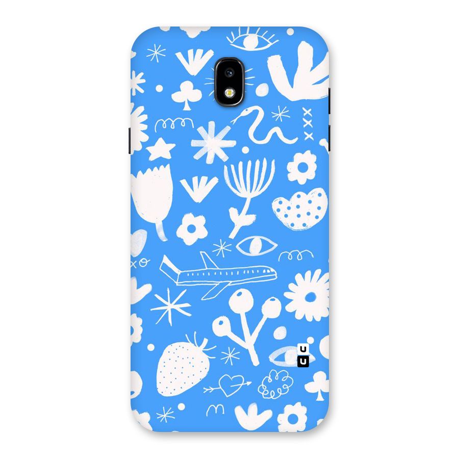 Space Blue Pattern Back Case for Galaxy J7 Pro
