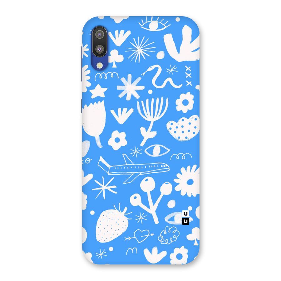 Space Blue Pattern Back Case for Galaxy M10