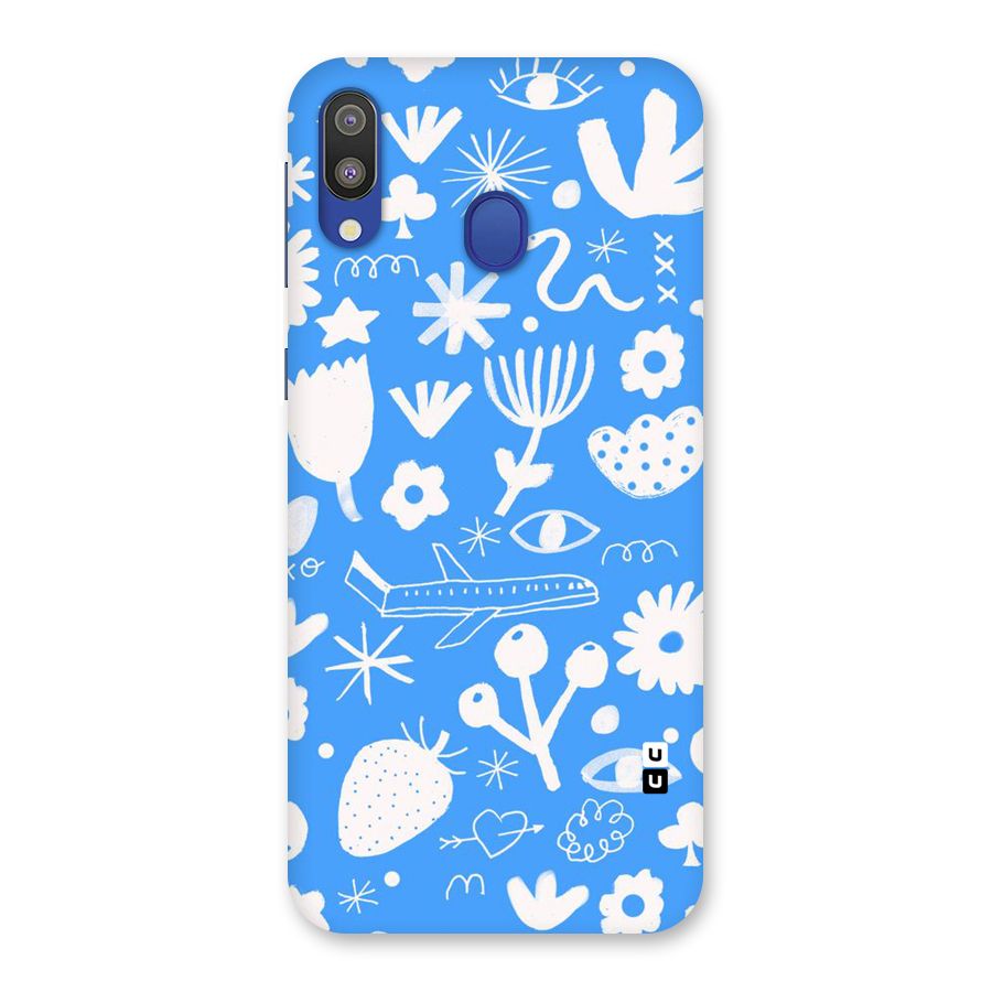 Space Blue Pattern Back Case for Galaxy M20