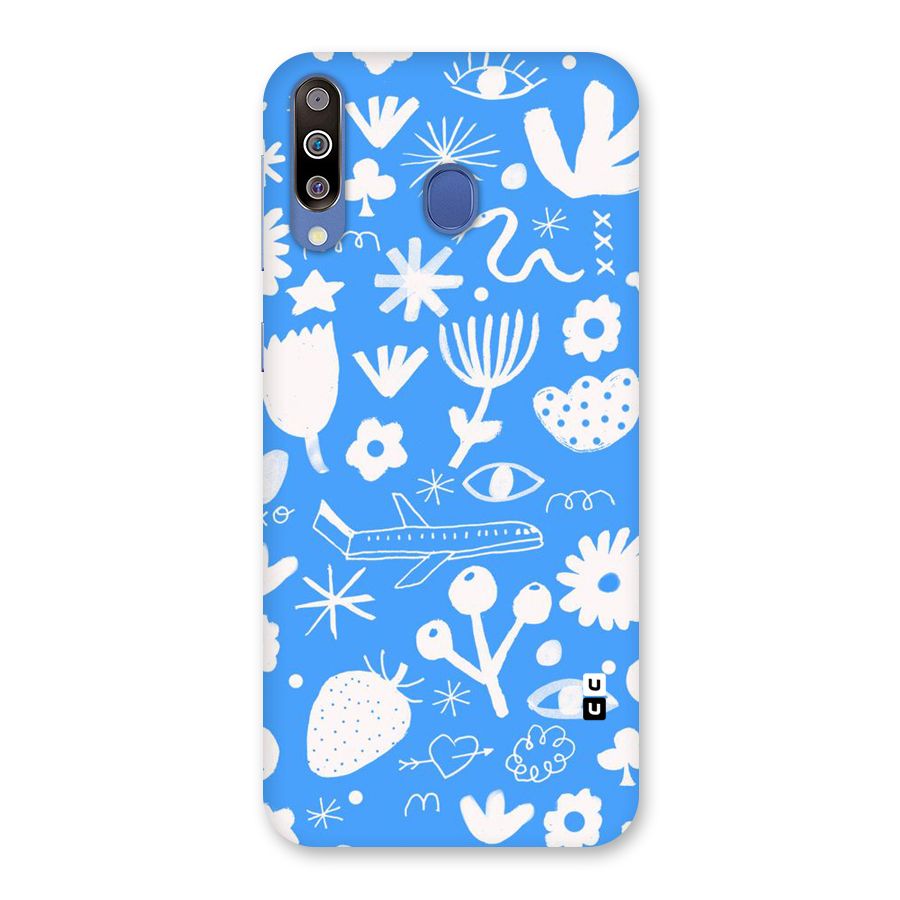 Space Blue Pattern Back Case for Galaxy M30