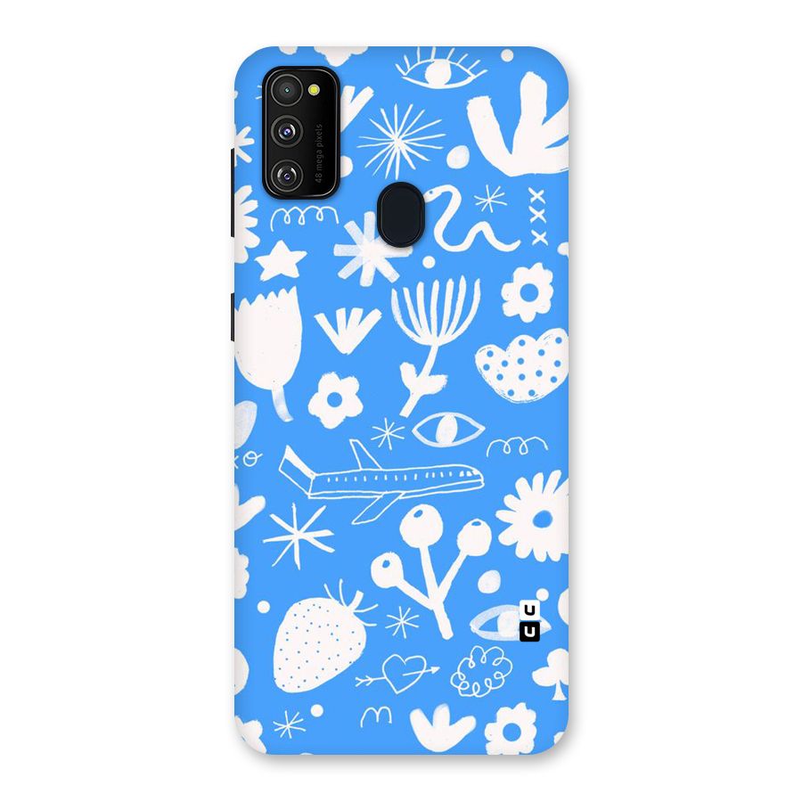 Space Blue Pattern Back Case for Galaxy M30s