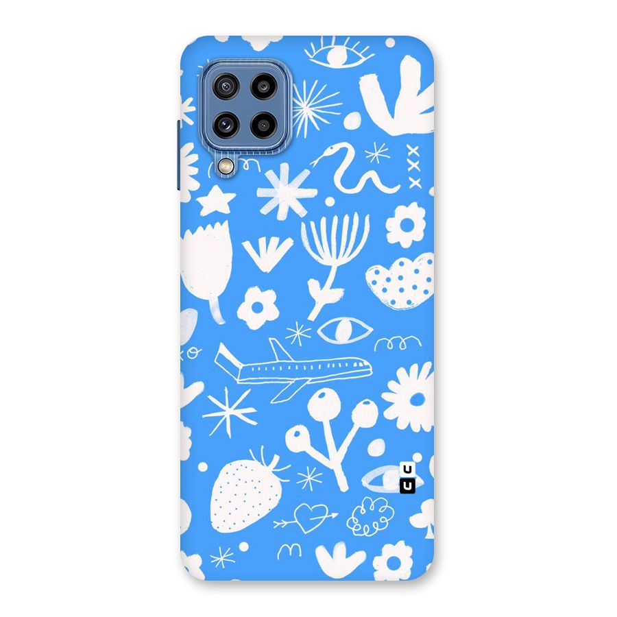 Space Blue Pattern Back Case for Galaxy M32