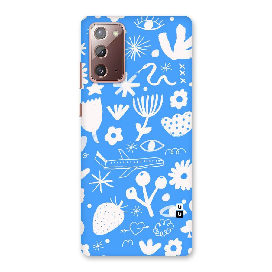 Space Blue Pattern Back Case for Galaxy Note 20